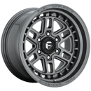 17X9 Fuel D668 NITRO Matte Gun Metal 5X127 ET-12 wheel/rim