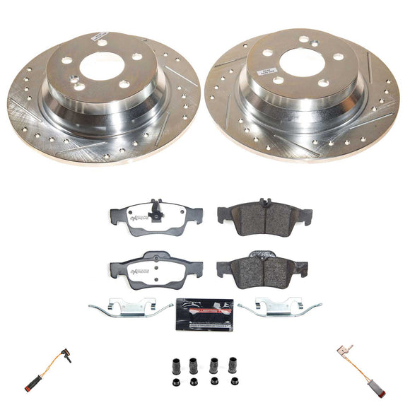 Z26 Street Performance Ceramic Brake Pad and Drilled & Slotted Rotor Kit