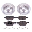 PowerStop OE Stock Replacement Low-Dust Ceramic Brake Pad and Rotor Kit