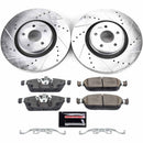 PowerStop Z23 Daily Driver Carbon-Fiber Ceramic Brake Pad and Drilled & Slotted