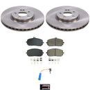 OE Stock Replacement Low-Dust Ceramic Brake Pad and Rotor Kit