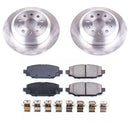 PowerStop OE Stock Replacement Low-Dust Ceramic Brake Pad and Rotor Kit