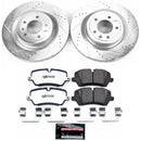 PowerStop Z36 Carbon-Fiber Ceramic Brake Pad with Drilled and Slotted Rotor Kit