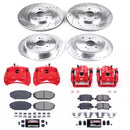 PowerStop Z23 Daily Driver Carbon-Fiber Ceramic Pads Drilled & Slotted Rotor & C