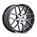 20X9 TSW TW002 Lasarthe Gloss Black Machined 5x112 ET27 Wheel Rim