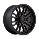 20x9 Fuel Off-Road D762 Clash Matte Black Double Dark Tint 8x165.1 ET1 Wheel