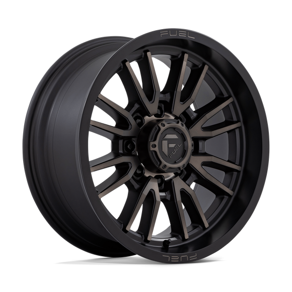 20x9 Fuel Off-Road D762 Clash Matte Black Double Dark Tint 8x165.1 ET1 Wheel