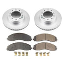 PowerStop Genuine Geomet Coated Rotor and Low-Dust Ceramic Brake Pad Kit