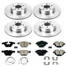 PowerStop OE Stock Replacement Low-Dust Ceramic Brake Pad and Rotor Kit