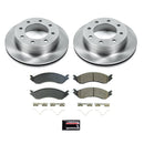 PowerStop OE Stock Replacement Low-Dust Ceramic Brake Pad and Rotor Kit