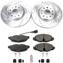PowerStop Z23 Daily Driver Carbon-Fiber Ceramic Brake Pad and Drilled & Slotted