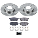 PowerStop OE Stock Replacement Low-Dust Ceramic Brake Pad and Rotor Kit