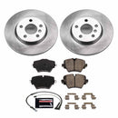 PowerStop OE Stock Replacement Low-Dust Ceramic Brake Pad and Rotor Kit