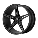 20X9 Asanti Black Alpha 5 Gloss Black Milled Wheel/Rim 5x114.3 ET35-3