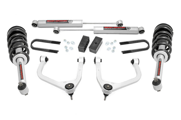 3.5 Inch Lift Kit - Mono Leaf Rear - N3 Struts - GMC Sierra 1500 (19-23)