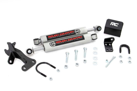 N3 Steering Stabilizer - Dual - 4 Inch Lift - Jeep Grand Cherokee WJ (99-04)