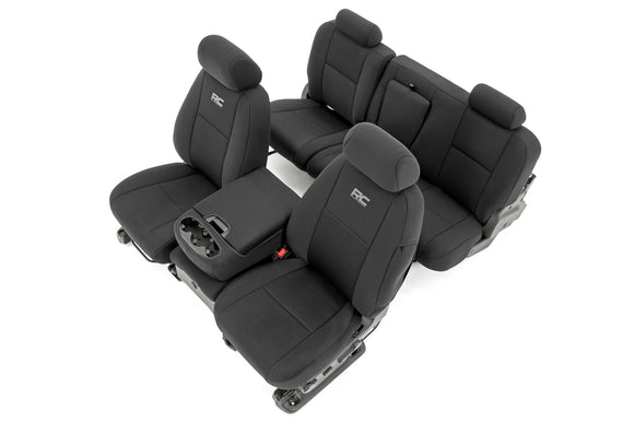Rough Country Seat Covers FR 40/40/20 RR Full Bench Chevy GMC 1500 2500HD 07-13