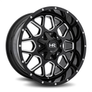 20x10 Hardrock Gunner Gloss Black Milled 5x127/139.7 ET-19 wheel/rim
