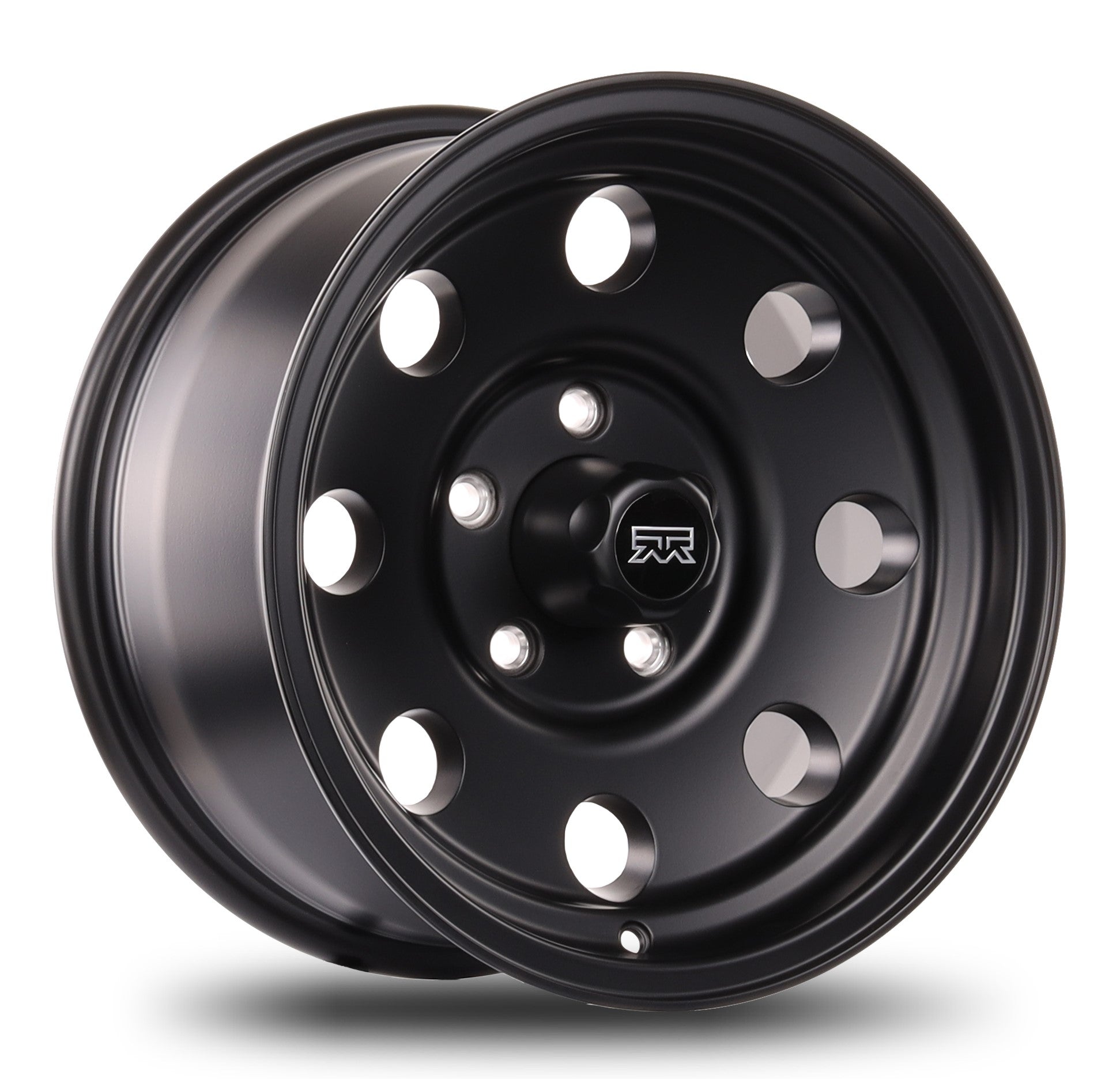 16x8 Mudder Trucker MT614 Deisel Satin Black 5x127 5x5 ET0 Wheel Rim