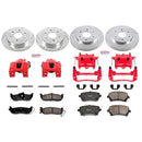 PowerStop Z23 Daily Driver Carbon-Fiber Ceramic Pads Drilled & Slotted Rotor & C