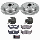 PowerStop OE Stock Replacement Low-Dust Ceramic Brake Pad, Rotor and Caliper Kit