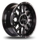 20x9 Mudder Trucker MT859 Mutiny Satin Black 5x127 5x5 ET0 Wheel Rim-3