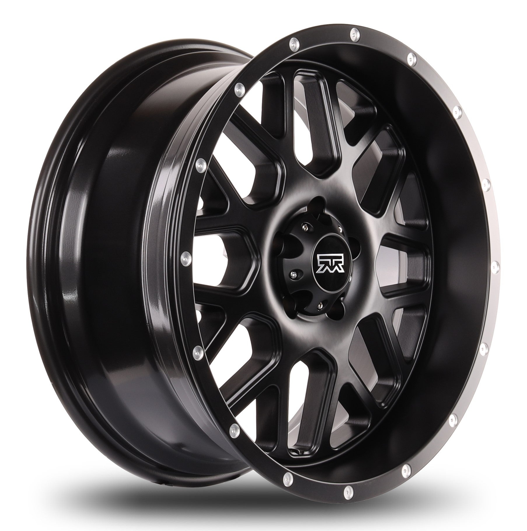 20x9 Mudder Trucker MT859 Mutiny Satin Black 5x127 5x5 ET0 Wheel Rim