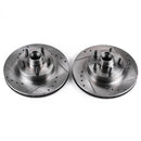 PowerStop Evolution Drilled And Slotted Rotors Pair Front For Ford Explorer