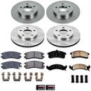 PowerStop OE Stock Replacement Low-Dust Ceramic Brake Pad and Rotor Kit
