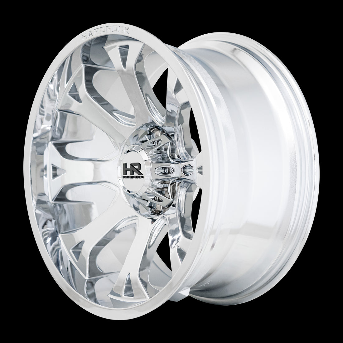 20x12 Hardrock BloodShot Xposed Chrome 6x139.7 ET-44 wheel/rim