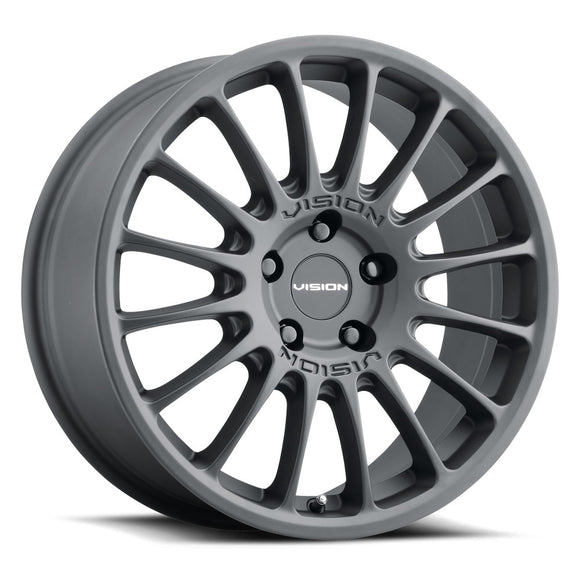 20x8.5 Vision 477 Monaco Satin Black Wheel 5x115 ET35 CB73.1