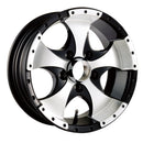 15x6 Trailer Style 136 Black Wheel/Rim 5x114.3 5-114.3 5x4.5 15-6 ET0