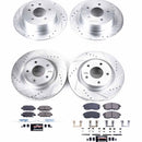PowerStop Z23 Daily Driver Carbon-Fiber Ceramic Brake Pad and Drilled & Slotted