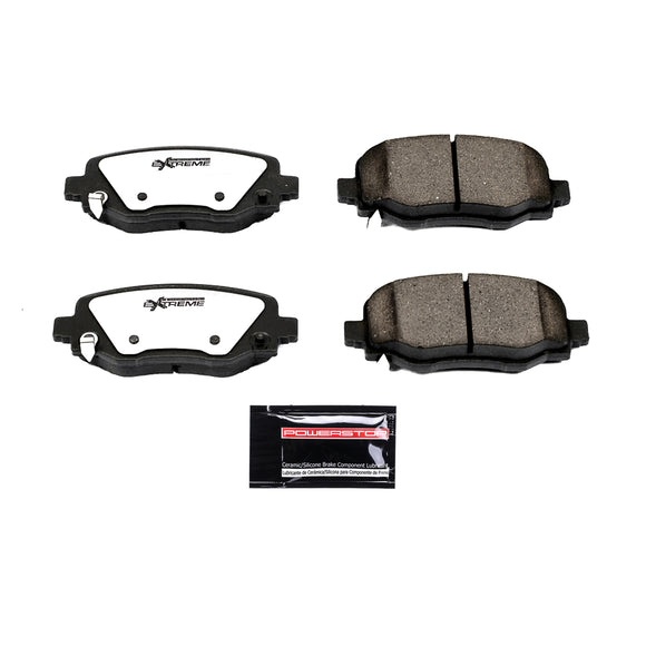 PowerStop Z36 Truck And Tow Carbon-Fiber Ceramic Brake Pads With Hardware