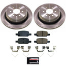 PowerStop OE Stock Replacement Low-Dust Ceramic Brake Pad and Rotor Kit