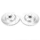 PowerStop Evolution Drilled Slotted Rotors Pair Front For Mercedes-Benz GL350