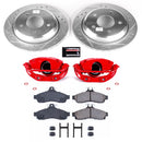 PowerStop Z23 Daily Driver Carbon-Fiber Ceramic Pads Drilled & Slotted Rotor & C