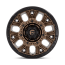 20x10 Fuel Off-Road D826 Traction Matte Bronze with Black Ring 8x180 ET-18 Wheel