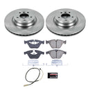 PowerStop OE Stock Replacement Low-Dust Ceramic Brake Pad and Rotor Kit