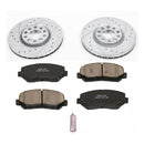 PowerStop Z23 Daily Driver Carbon-Fiber Ceramic Brake Pad and Drilled & Slotted
