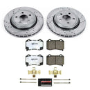 PowerStop Z36 Carbon-Fiber Ceramic Brake Pad with Drilled and Slotted Rotor Kit