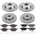 PowerStop OE Stock Replacement Low-Dust Ceramic Brake Pad and Rotor Kit