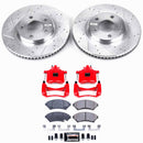 PowerStop Z23 Daily Driver Carbon-Fiber Ceramic Pads Drilled & Slotted Rotor & C