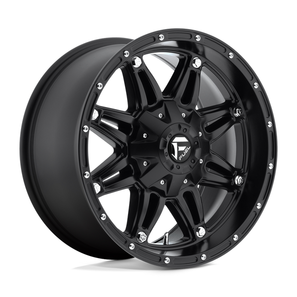 17X9 Fuel D531 HOSTAGE Matte Black 8X165.1 ET1 wheel/rim