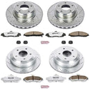 PowerStop Z26 Street Performance Ceramic Brake Pad and Drilled & Slotted Rotor K