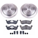 PowerStop OE Stock Replacement Low-Dust Ceramic Brake Pad and Rotor Kit