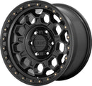 17X8 KMC KM545 TREK Satin Black 6X114.3 ET20 wheel/rim-2
