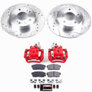 PowerStop Z23 Daily Driver Carbon-Fiber Ceramic Pads Drilled & Slotted Rotor & C