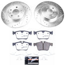 PowerStop Z36 Carbon-Fiber Ceramic Brake Pad with Drilled and Slotted Rotor Kit
