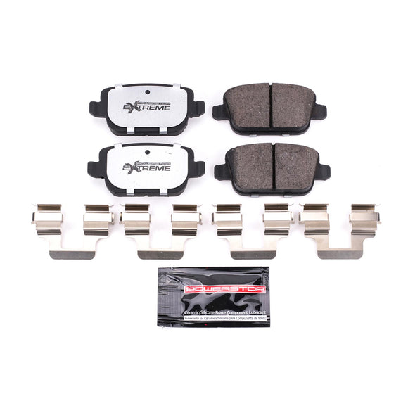 PowerStop Z36 Truck And Tow Carbon-Fiber Ceramic Brake Pads With Hardware